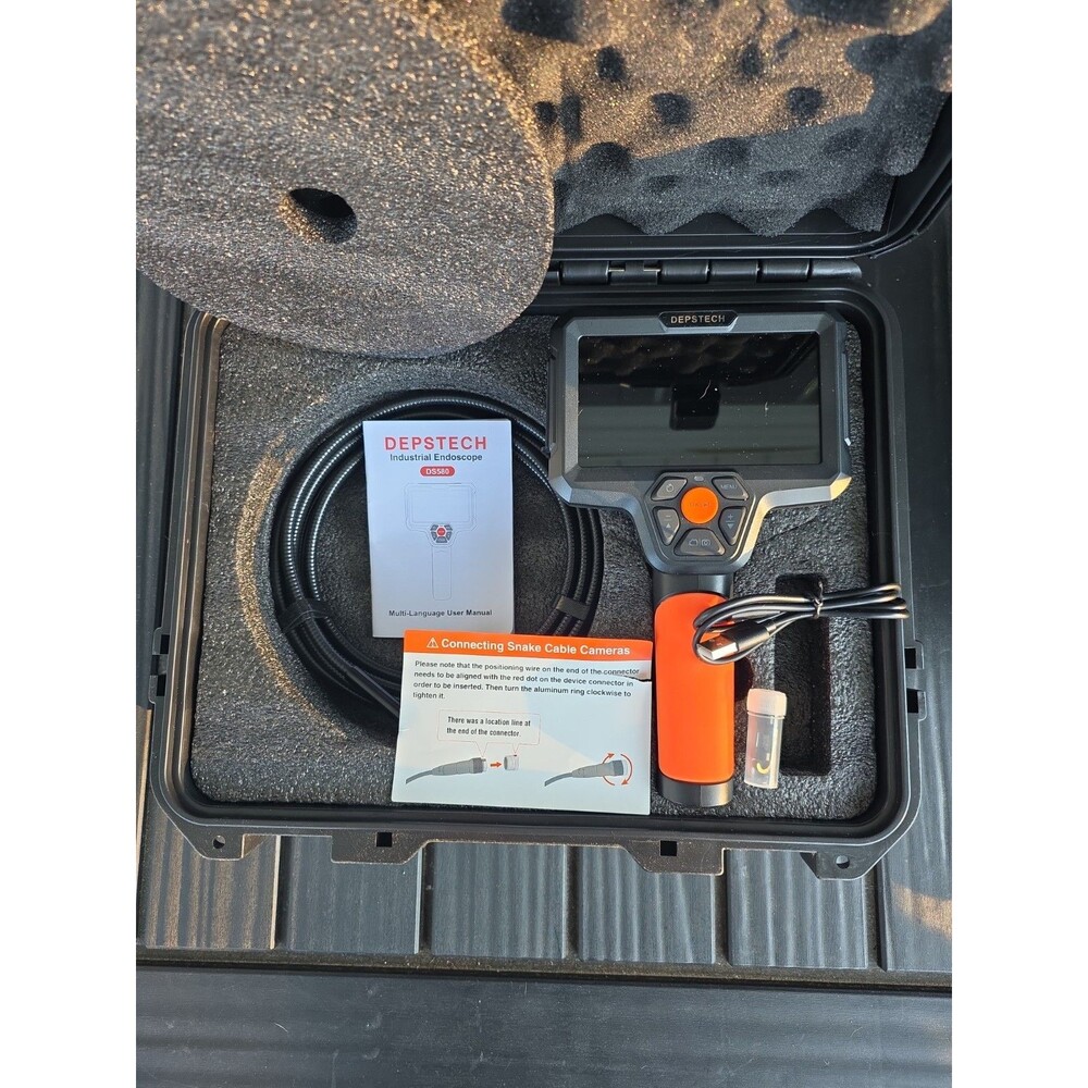 DEPSTECH Professional Industrial Endoscope with Case